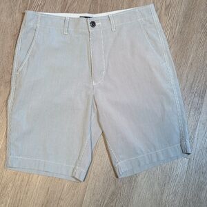 Men's American Eagle  Blue And White Striped Shorts Size 32